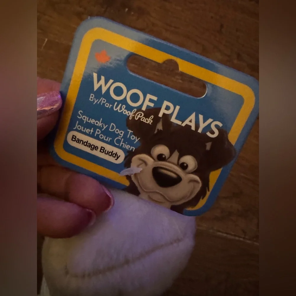 Woof Pack like Bark Box Dog toy Mummy Large dog NEW bandage buddy